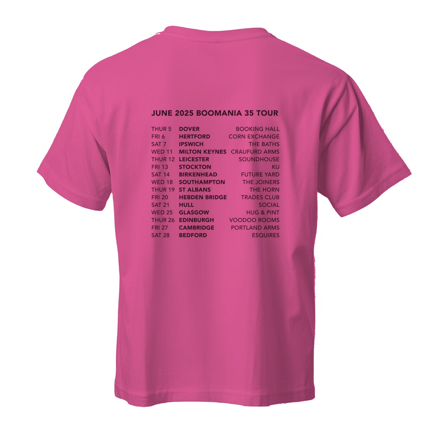 BOOMANIA 35 UK TOUR